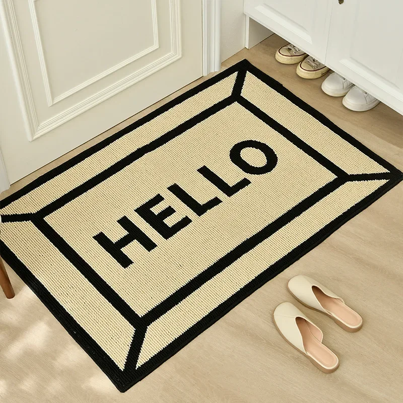 Wear Resistant Entrance Door Mat,Absorbent Clean Feet Doormat,Resist Dirt Floor Carpet,Non-Slip Kitchen Area Rug,Home Decoration