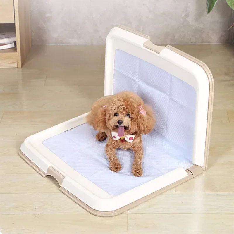 Portable Toilet Dog Paw Cleaner Pets Puppy Litter Box Dispenser Dog Pool Diaper Training Accessoire Chien Pet Items LJ50DT