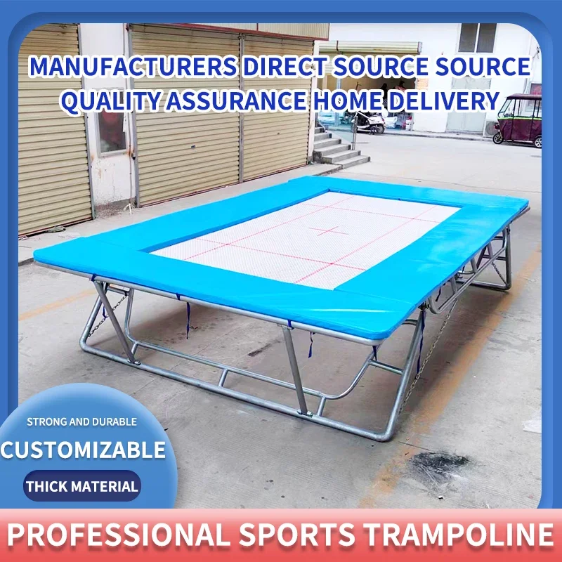 Factory direct gymnastics trampoline suitable for adult children professional gymnastics training cheaper trampoline