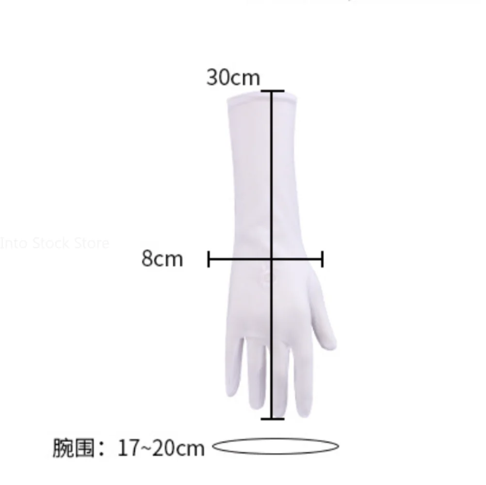 Lady Stretch Anti UV Slip Resistant Driving Gloves Breathable Thin Gloves Mid-long Sunscreen Gloves for Women Summer Spring