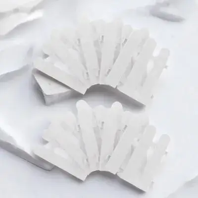 

10 pcs White Garden Fence Plastic Picket Fence For Yard Courtyard Landscape Path Display Decorative Outdoor Privacy Barrier