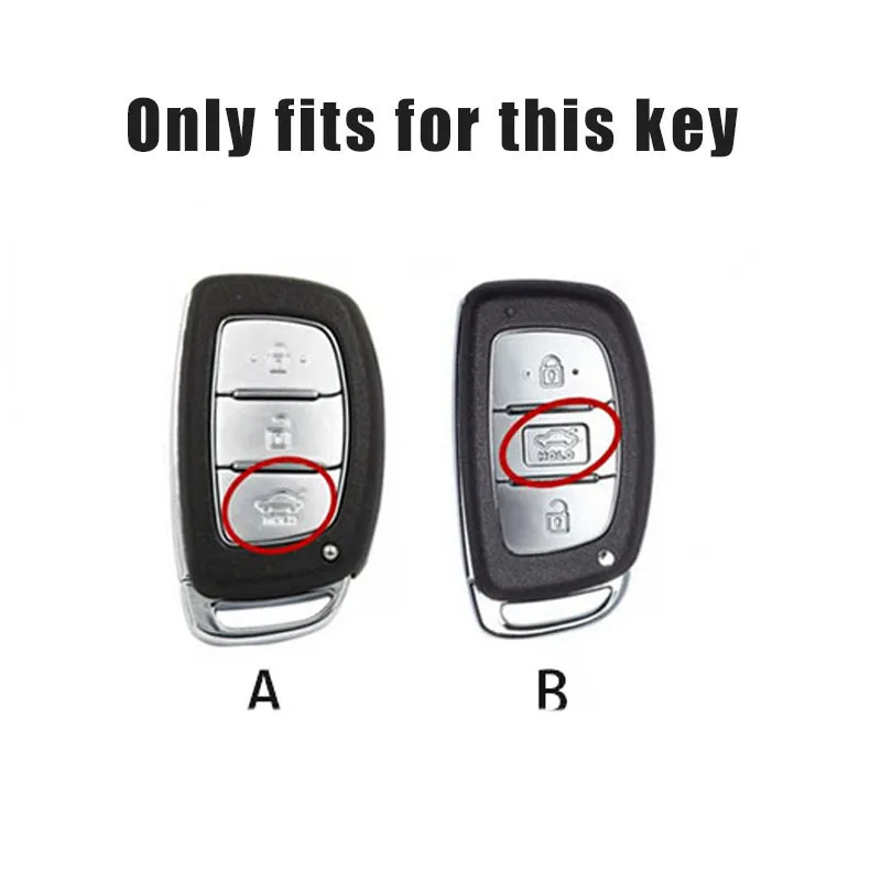 TPU 3 Button Car Key Case For Hyundai ix35 i40 i20 i10 Tucson Elantra Creta Sonata Ioniq Accent Creata Smart Remote Fobs Cover