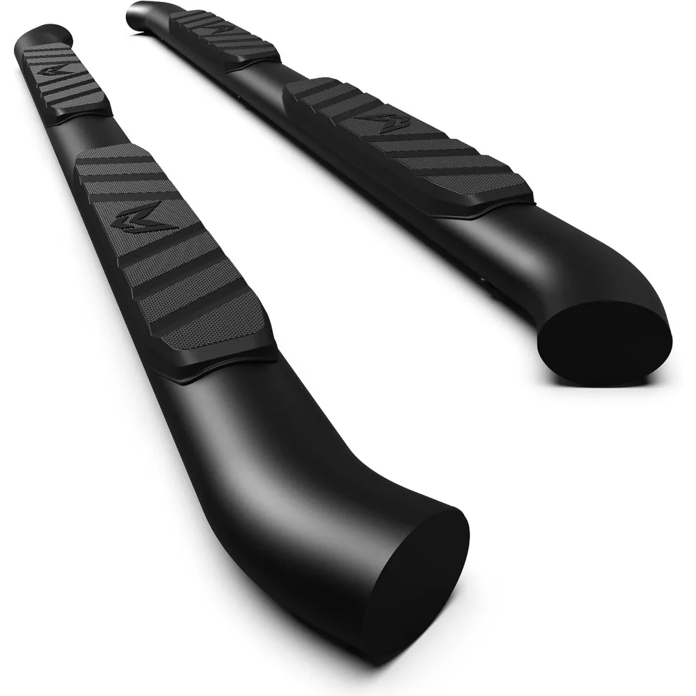 

3.5" Oval Nerf Bar Side Steps Compatible with 2019-2025 Chevy Silverado GMC Sierra 1500; 2020-2025 2500 3500HD | Crew Cab | SS2