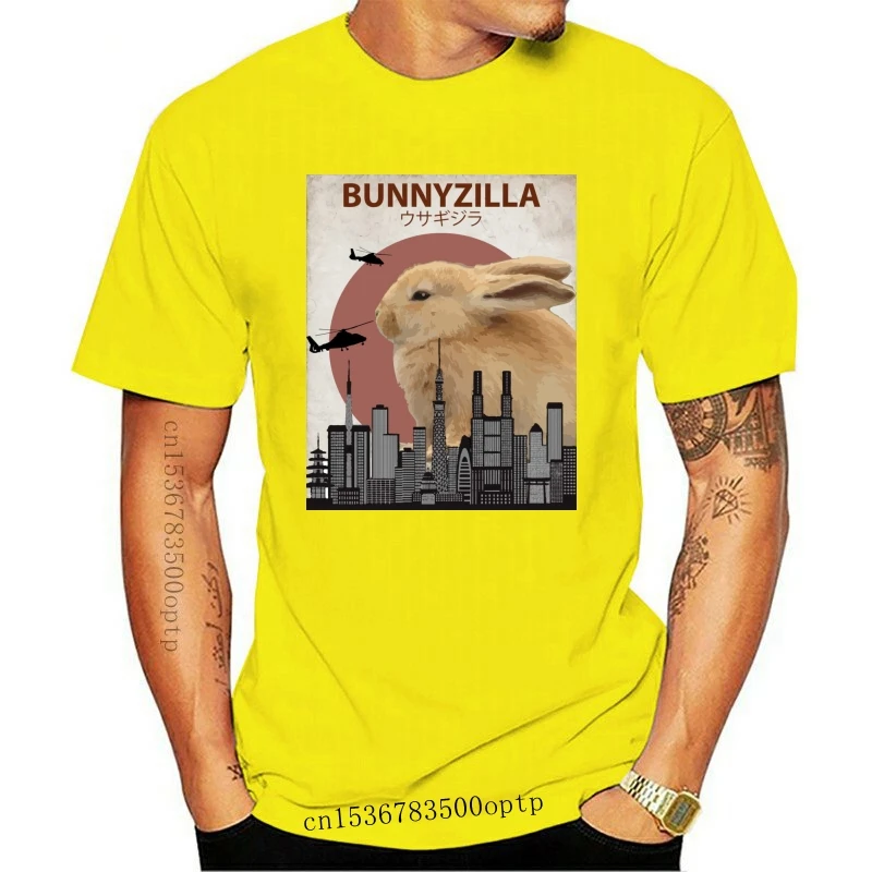 Ratzilla Kaus Tikus Lucu Kaus Hadiah Pasangan Tikus Jepang Lucu Kaus Merek Kasual Kaus Print Katun Pria