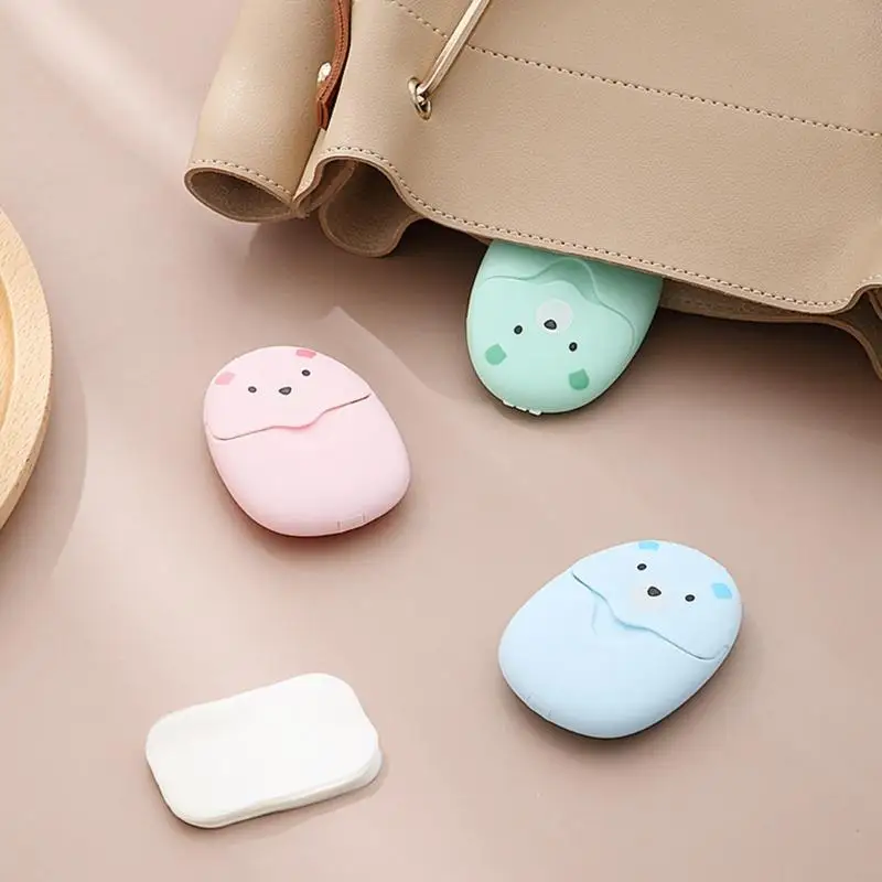 QXNB 150PCS Disposables Travel Soap Sheet Paper Wash