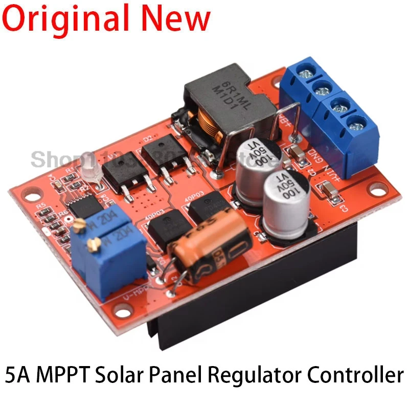 5A MPPT Solar Panel Regulator Controller Solar Charging Control Panel Battery Charging 9V 12V 24V Auto Switch