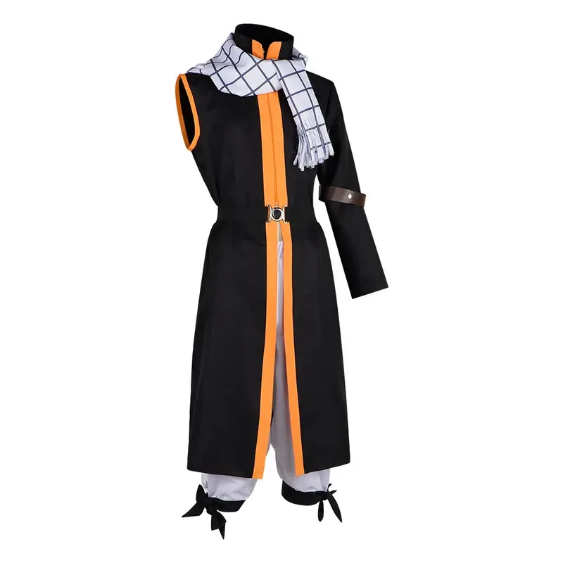 Fairy Tail END Cosplay Etherious Natsu Dragneel Cosplay Anime Costume Natsu Uniforme Mantello Parrucca Vestiti di Halloween Vestito per Uomo