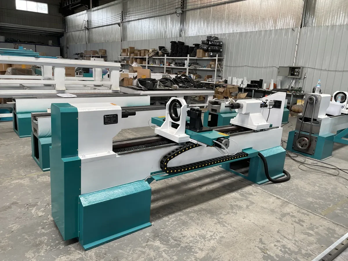 Woodworking lathe CA-1530, numerical control automatic woodworking lathe for billiard club production