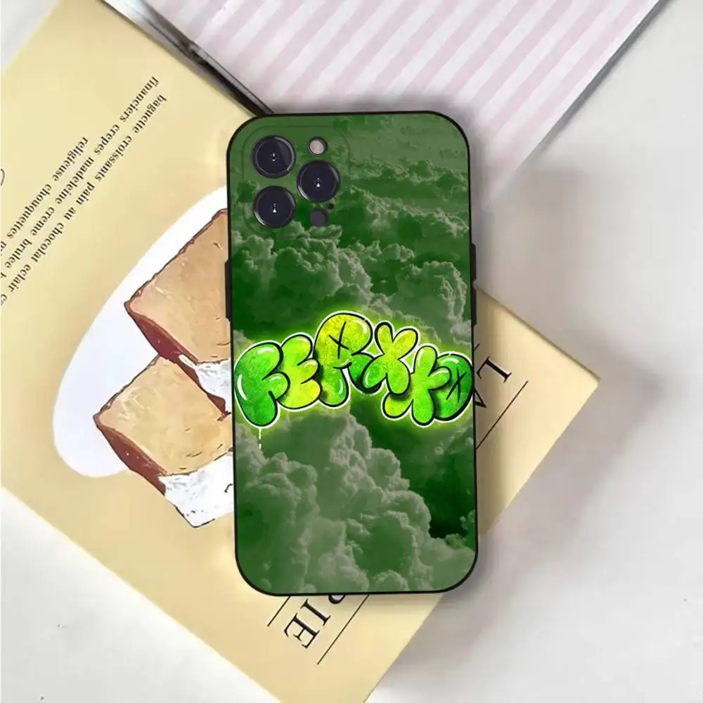 Funda de teléfono Ferxxo F-Feid Singer para iPhone 17,16,15,14,13,12,Pro,Max,Plus,E,SE4,Air,Mini cubierta suave negra