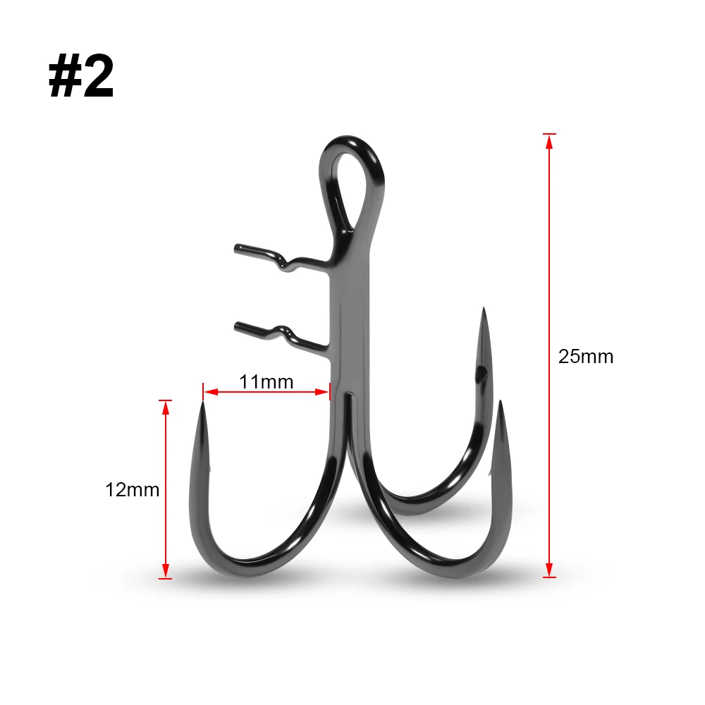 Palissander Assist Dreg Met Aas Houder Spikes Voor Zachte Vissen Lokken Swimbait T-Trebles Klauw Stinger Rig Haken accessoires - afbeelding 1
