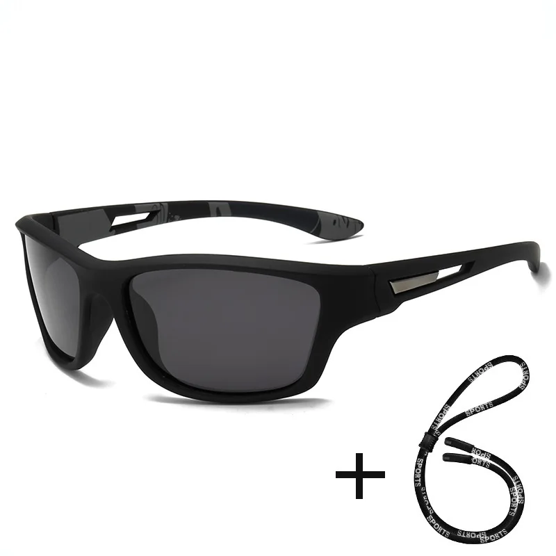 Lunettes de soleil de sport polarisées pour hommes et femmes, lunettes de soleil rétro, lunettes de mode, cyclisme, escalade, pêche, créateur de marque, UV400