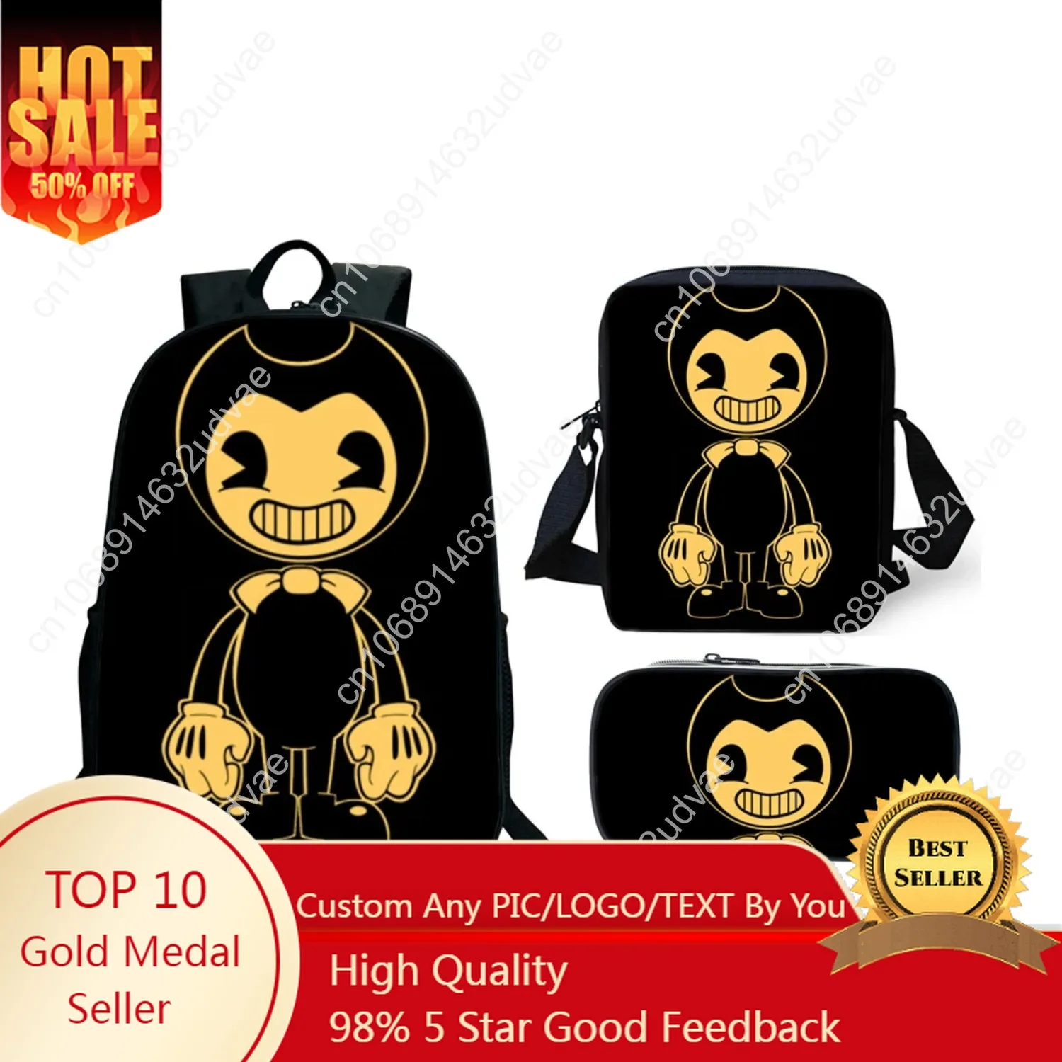 

3Pcs Set The Ink Machine Backpacks for Boys Girls Laptop Backpacks School Bags