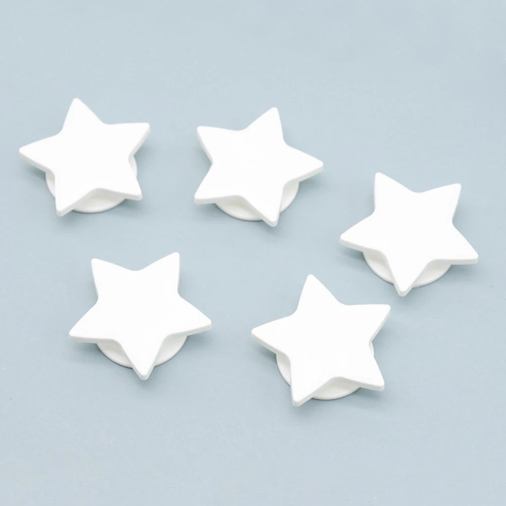 

20pcs Cabinet Door H ABS Material Star Moon Shape Knobs Self adhesive Drawer Pull Furniture Decorative Hardware