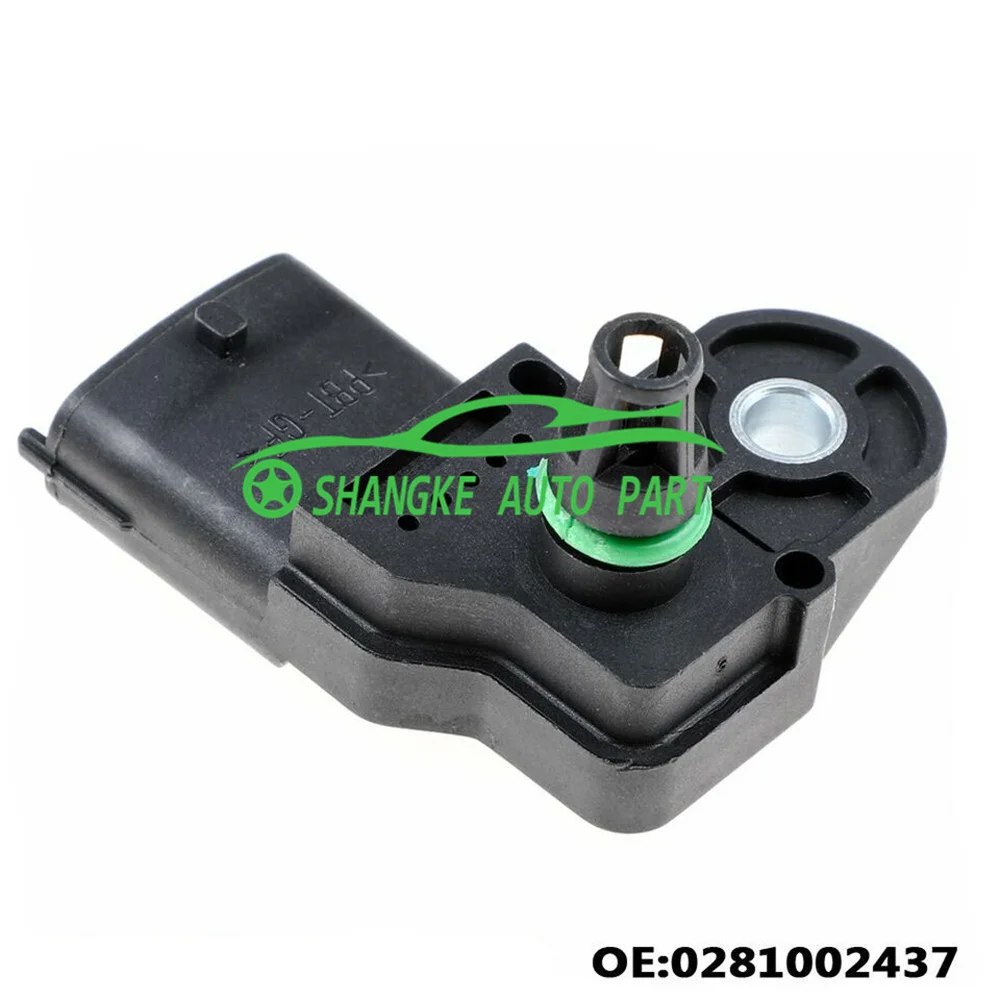 Intake Air Pressure Sensor OEM 0281002437 24459853 0281006077 Fits FFiat Croma Doblo Ducato Vauxhall Vectra LLancia FFord Ranger