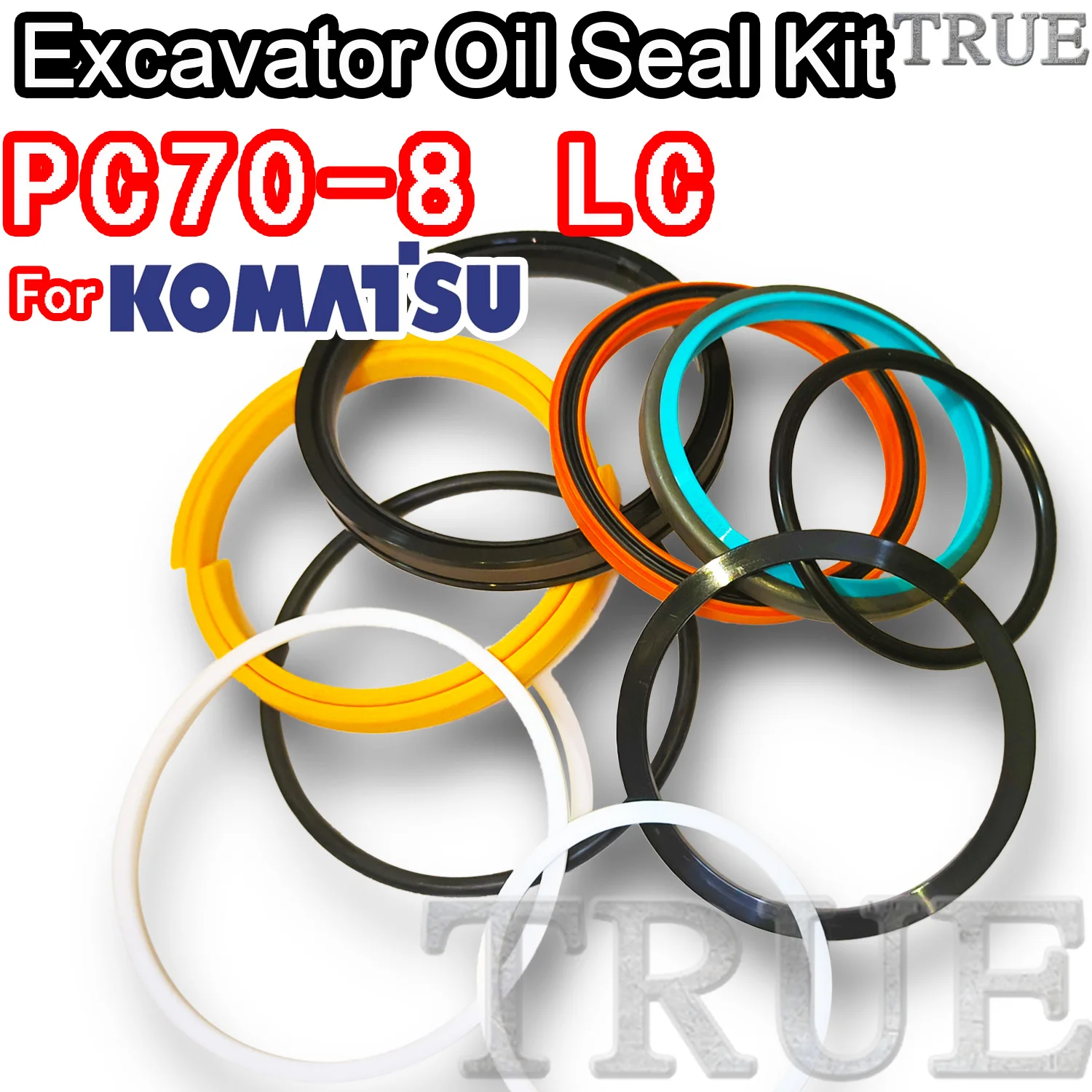 For PC70-8 LC KOMATSU Oil Seal Excavator Repair Kit PC70 8 LC Bucket Hydraulic Pump Digger Clamshell Shovel Adjust Swing Gear