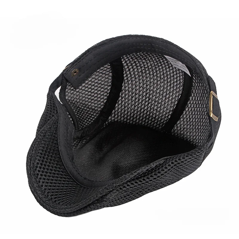 Summer Thin Hollow Mesh Breathable Cap Men Baseball-cap Adjustable Women Sun Visor Forward Hat Headwear Male Sports-cap Fishing