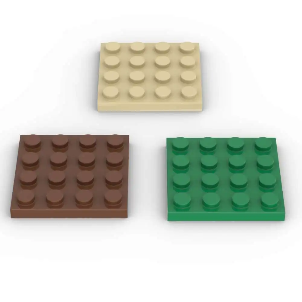 

MOC 10PCS Board 3031 4x4 Plate House Castle Bricks Classical Adaptive Building Blocks Funny Toys Adults Boys Special Day Gifts