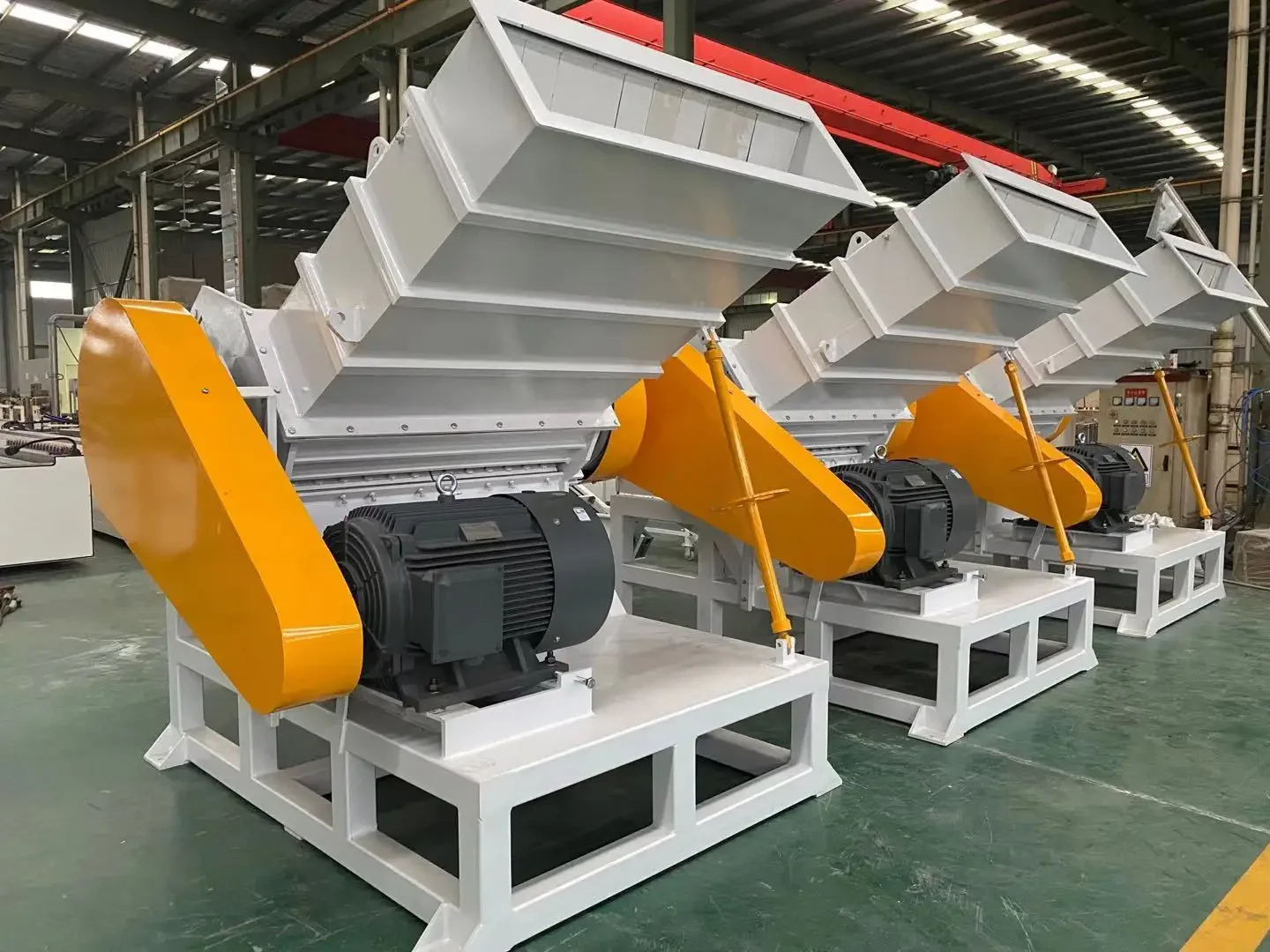 Mesin penghancur plastik material mentah plastik PP