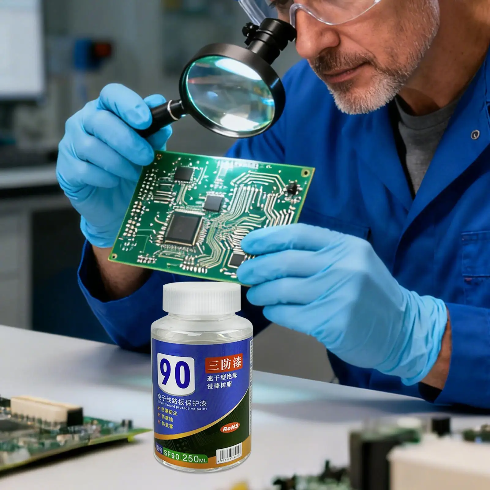 PCB Insulating Varnish Electronics Potting Compound Transparent fast drying circuit board waterproof protective paint