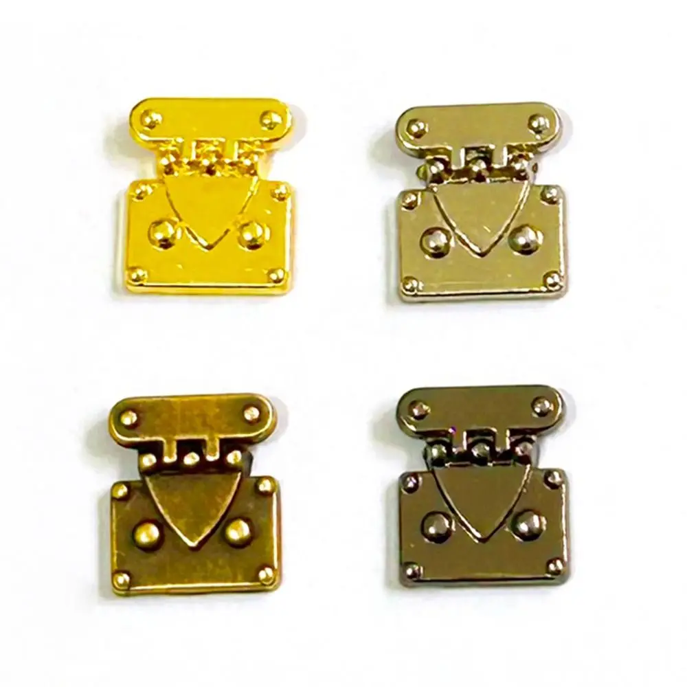 4 قطعة قفل الحرف المعدنية الصغيرة الجديدة 4 ألوان DIY صندوق يدوي قفل إكسسوارات دمي