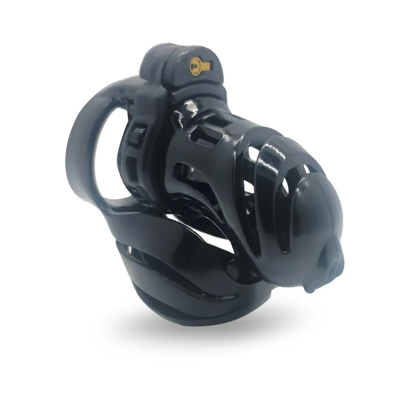 Male Resin Chastity Device Cock Cage Escape Prevention Penis Ring Penis Cages Penis Training BDSM Bondage Adult Sex Toys