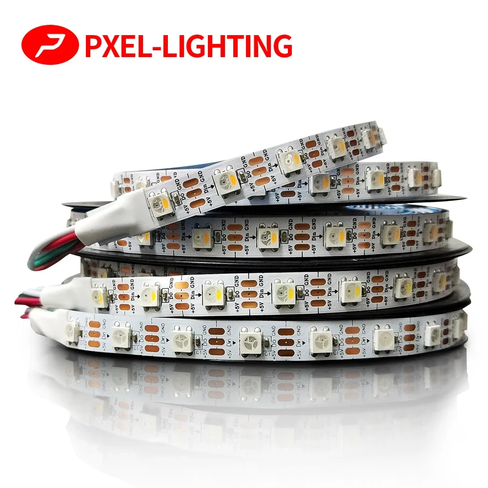 

SK6812 RGBW Led Strip Light 4 in 1 Similar WS2812B 1m 4m 5m 30 60 144 LEDs Individual Addressable RGBWW Led Lights IP30 65 67 5V