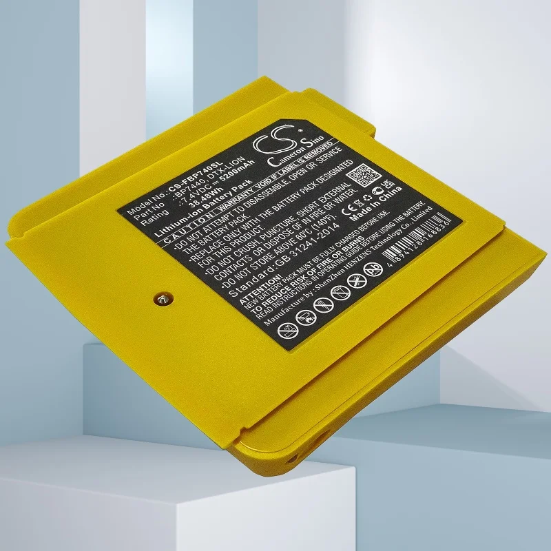 CS Battery 7.4V/5200mAh DTX-LION, BP7440 for Fluke DTX-1800-M, DTX-1800-MS, DTX-1200-M, DTX-1200-MS,