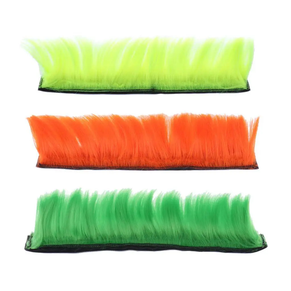 Hawks Motorcycle, Ski or Snowboard Hair Yellow/Green/Orange