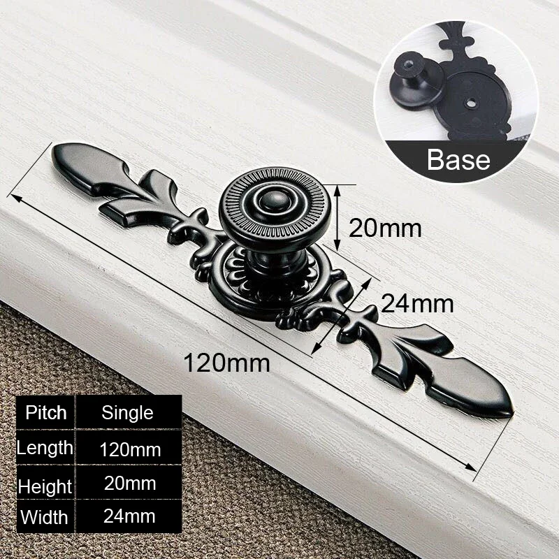 Black Handles for Furniture Cabinet Knobs and Handles Kitchen Handle Drawer Knobs Cabinet Pulls Cupboard Handles Knobs