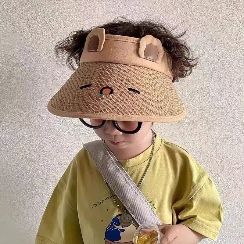 Summer Hat for Kids Sunscreen Hat Summer Sun Boys Outdoor Sun Hat Baby Caps for Boys Accessories Newborn Панама Детская 아기모자