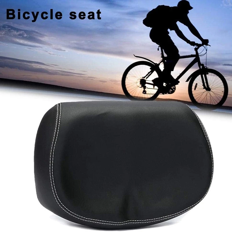 Ladies Bicycle Saddle Bike Seat Road Bike Seat Comfortable Bicycle Seat No Nose Big Butt Saddle Shock Resistance Seat