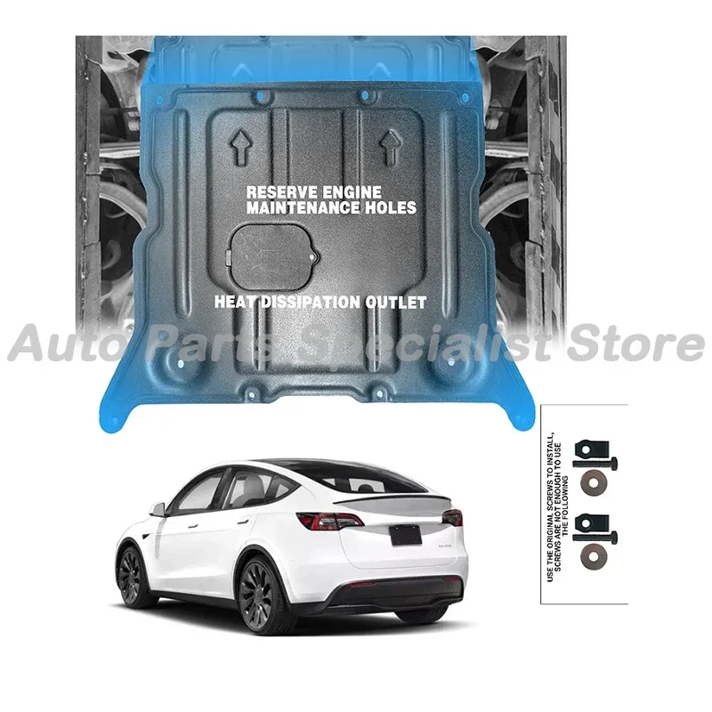 High Quality Car Under Engine Guard Mudguard Board Splash Shield Mud Fender Plate Panel For Tesla Model 3 Y Front motor