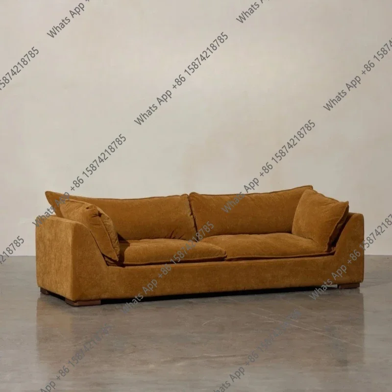 

Диван J Nordic в средневековом стиле, цвета Майярд, дизайнерский, из велюра шенилл, для небольших квартир, с подлокотниками