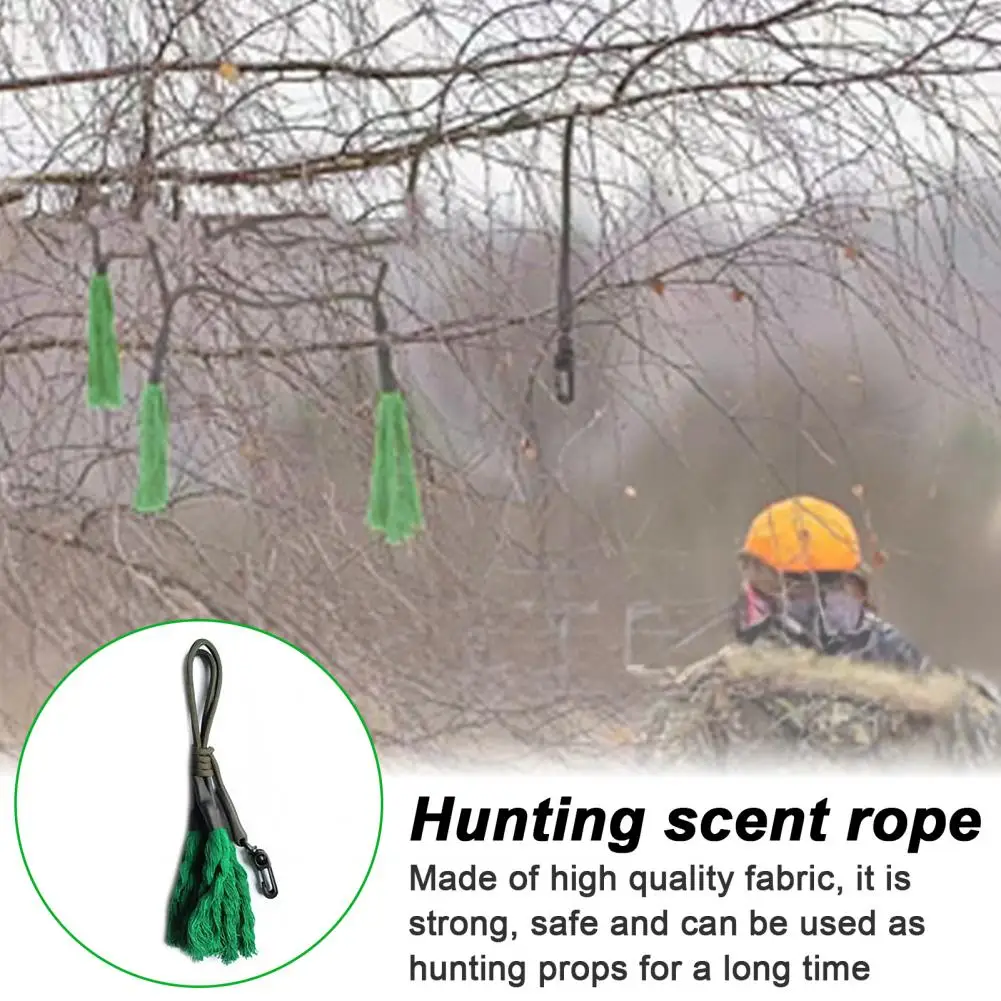 Green Scent Drag Line Heavy Duty Deer Scent Drag Line for Outdoor Hunting Orange Green Dragger Strap High Hunting Equipment Lure