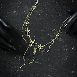 ENFASHION New Pendant Stars Necklace For Women Gold Color Fashion Jewelry Anniversary Necklaces Wholesale Droppshipping P223362