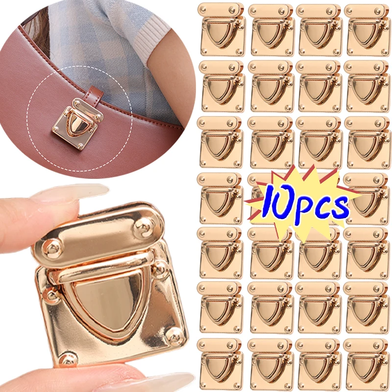 DIY Metal Locks Bag Clasp Catch Buckles Handbags Shoulder Bags Briefcase Wallet Totes Closures Snaps Clasps Package Accessories