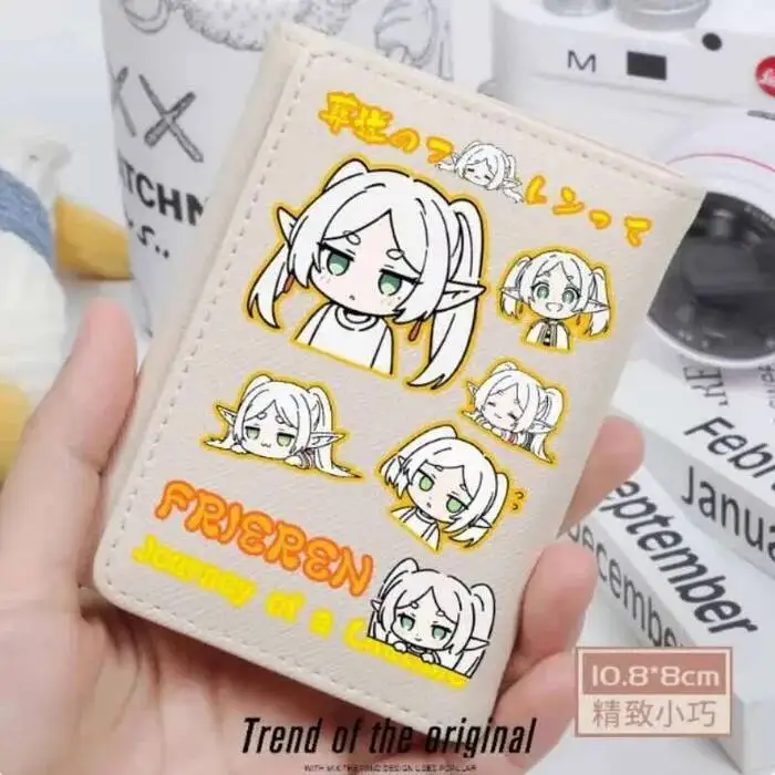 

Frieren: Beyond Journey's End модный кошелек из искусственной кожи, кошелек для карт, засов для монет, сумка для денег, подарок для косплея B1842 аниме