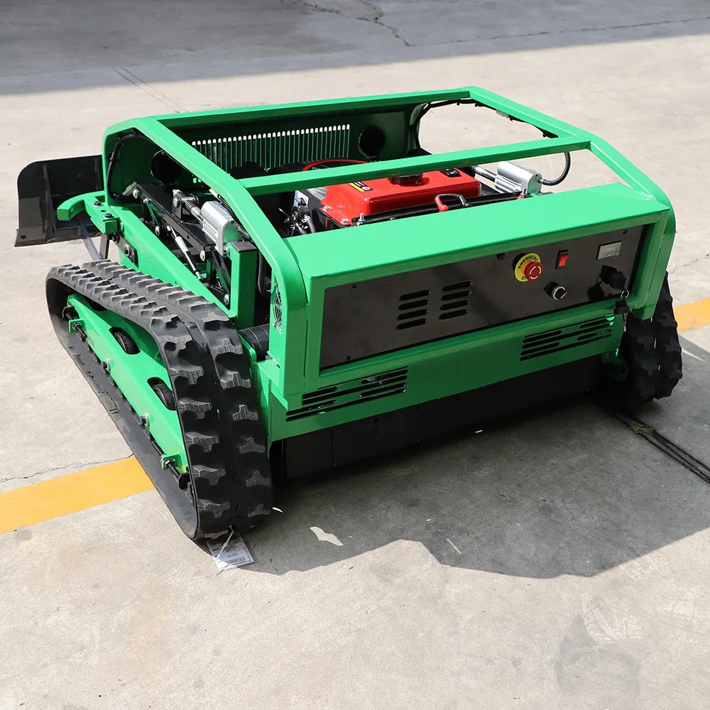 교체 가능한 배터리가 있는 원격 제어 잔디깎이, 긴 배터리 수명, 400m 원격 제어, 평지 및 경사지에 적합