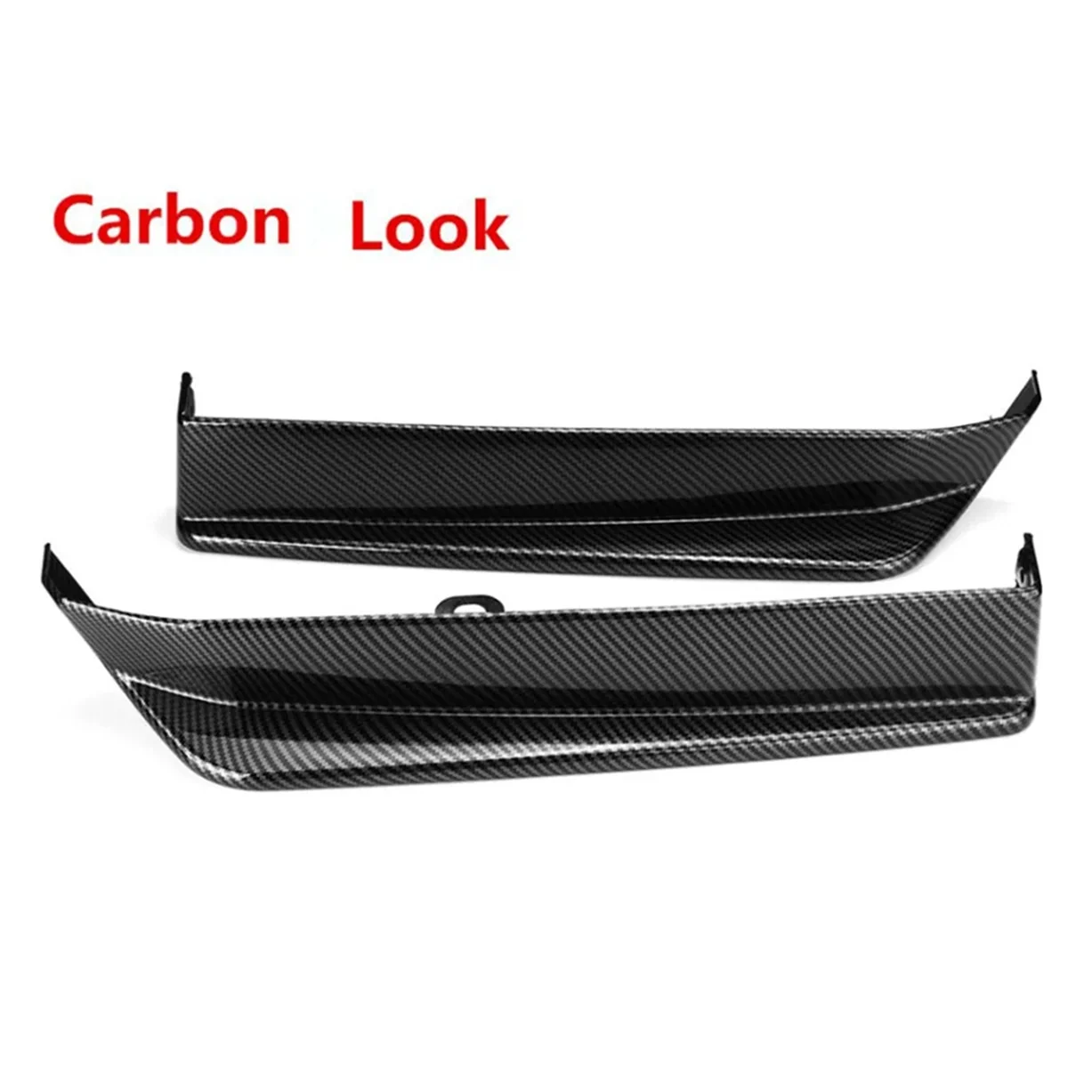 2PCS Anti-Scratch Car Rear Bumper Lip Aprons Spats Splitters Add-on Side Aprons Cap Spoiler for ,C