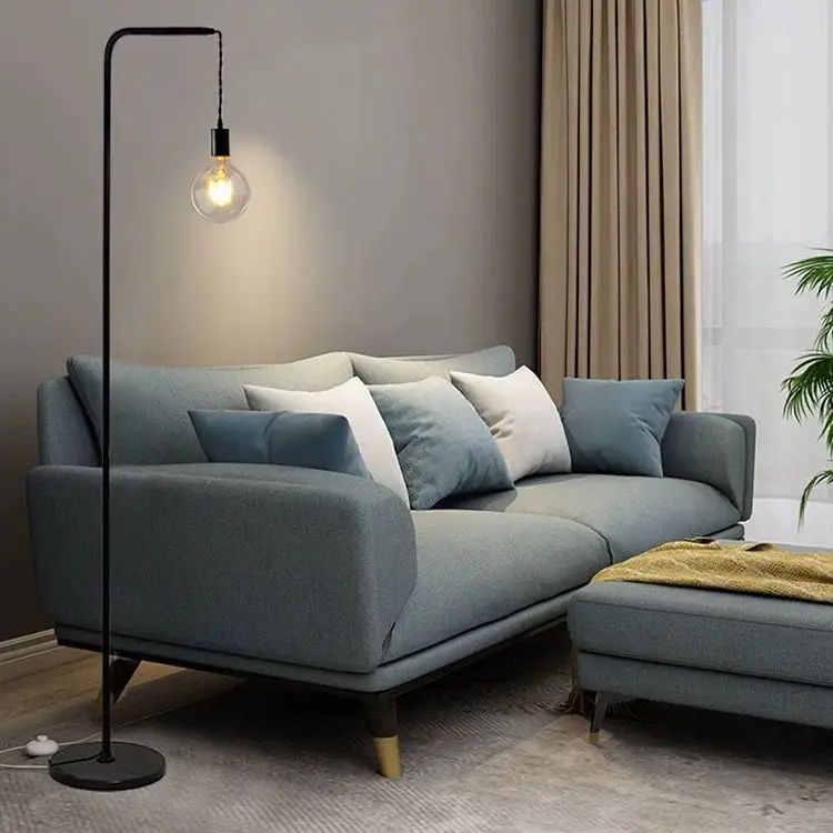 American  fishing glass floor lamp living room bedside lamp northern Europe modern creative LED floor lamp