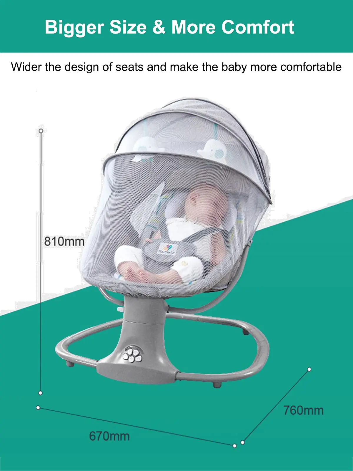 Baby bed Rocking  cradle Baby Electric Rocking chair  for newborn baby swing Baby swing Electric rocking chair Things for babies