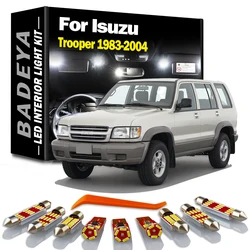Canbus LED Interior Number Plate Light Kit For Isuzu Trooper I II 1983-1996 1997 1998 1999 2000 2001 2002 2003 2004 Door Bulb