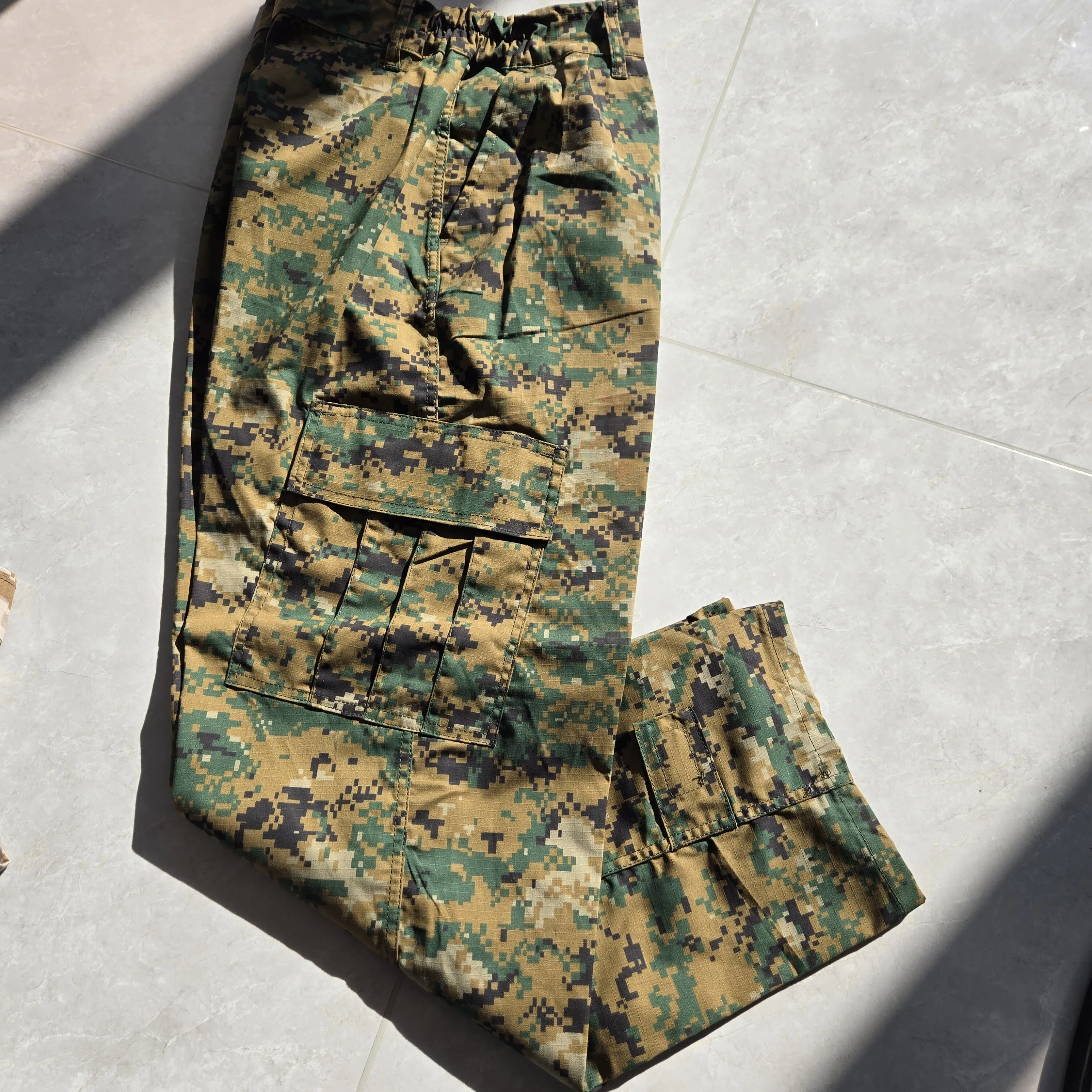 New military version original combat pants gray electronic pants wear-resistant