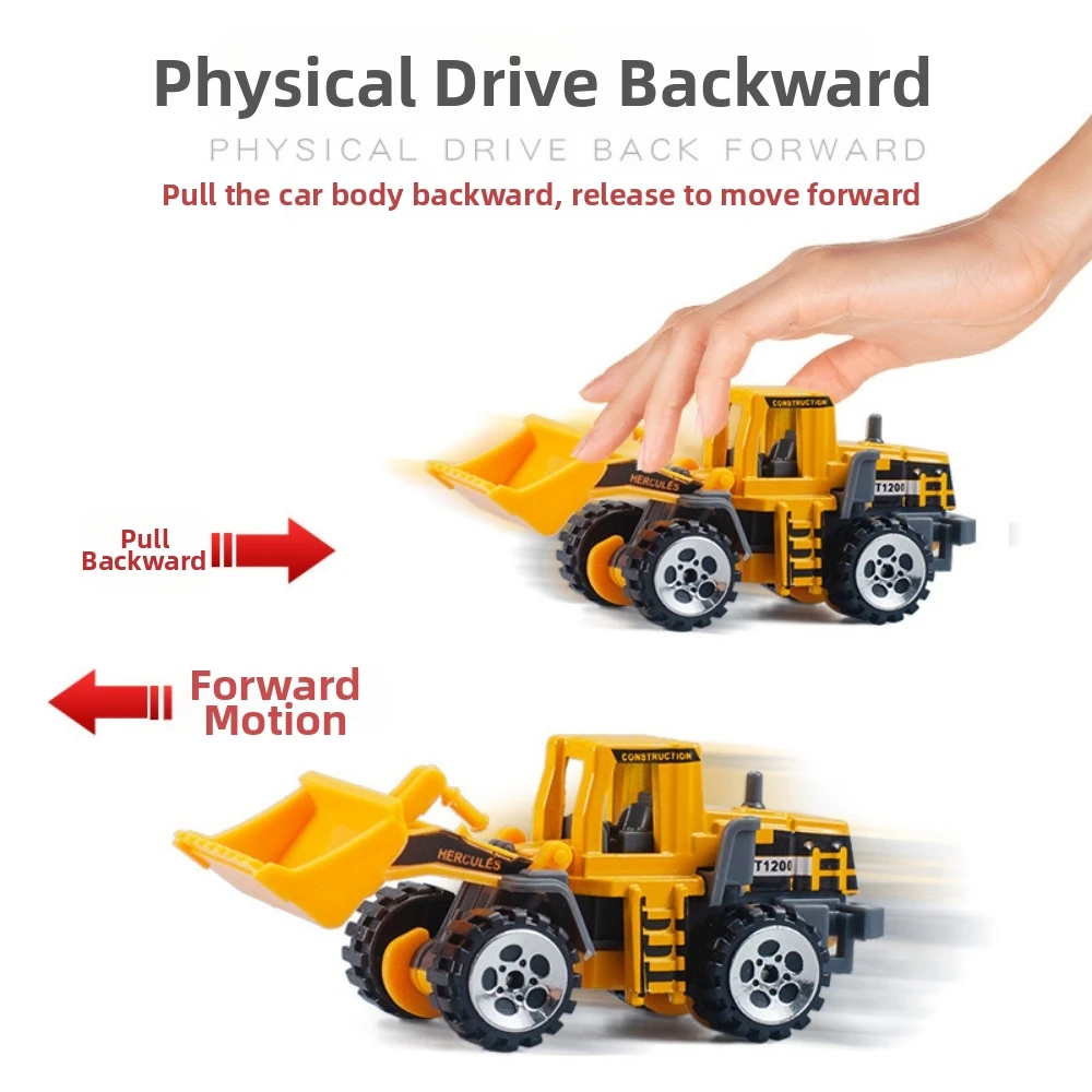 3pcs/set High Quality Mini Children Alloy Tractor 2 Styles Children Collection Gifts Dump Truck Farmer Vehicle for Boys