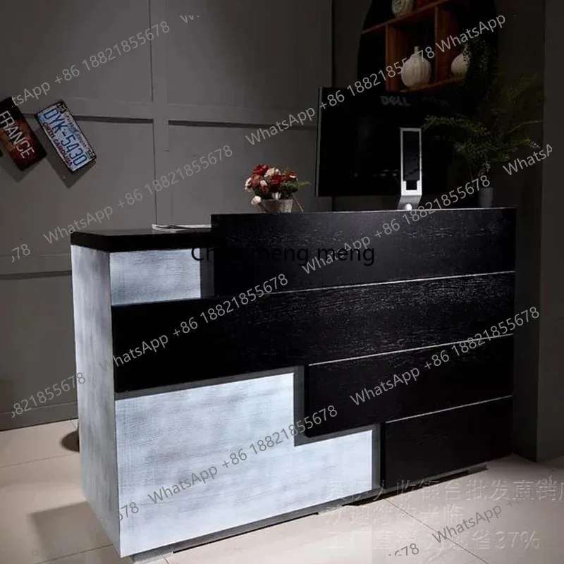 

Replica Pulpit Front Desk Restaurant Tables Modern Office Pulpitos Hair Salon Shop Counter Nordic Empfangstheke Salon Furniture