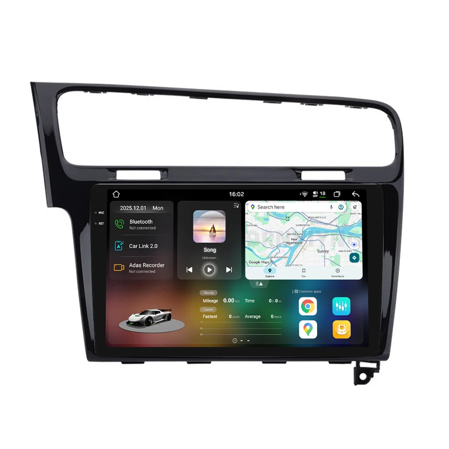 

10,36 "Android 13 UIS7870 2K автомобильный экран Gps DSP CarPlay авто стерео видеоплеер радио для Volkswagen VW Golf 7 2013-2017