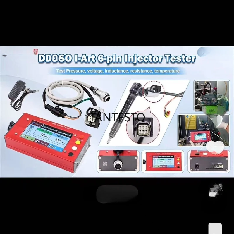 

AM-IART02 для DENSO 6PINS Интеллектуальный тестер инжекторов Тестирование напряжения, давления, индуктивности, сопротивления
