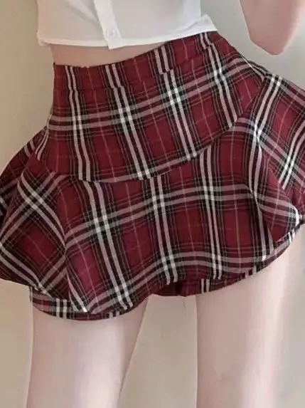 Hoge taille Asymmetrische zoom Rokbroek Casual broek orts Dames Faion Design Verstandig Afslanken Kanten rand Veelzijdig