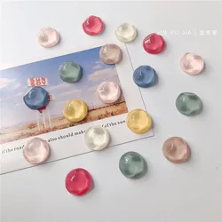 Circular Magnetic Buckle Refrigerator Magnet Hole Plate Photo Magnet Decoration Magnet
