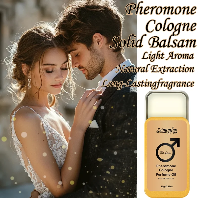 Lemonfay Men's Pheromone Mongolian Dragon Fragrance Balm, Long-lasting Scent, 15g/0.52oz, Suitable for Dates and Daily Use view 5
